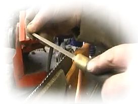 Sharpening of handsaws