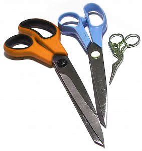 We proudly sharpen industrial type scissors and scissors for sewing